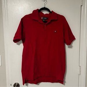 Chaps Men's Vibrant Red Polo Shirt